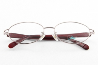 度なしレンズ付メガネセット　メタルフレーム【6911-02-D】 メガネ通販アニム　眼鏡通販